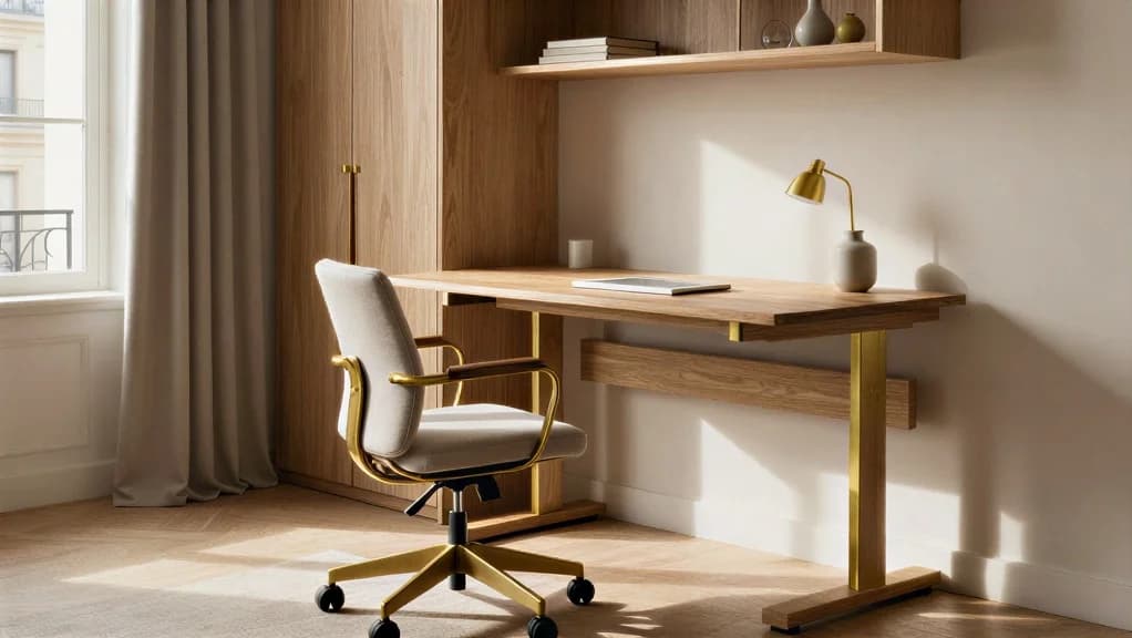Mobilier télétravail petit budget : bureau ergonomique
